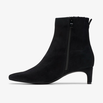 Clarks Edina Up Black Suede