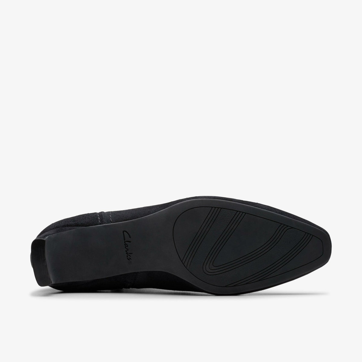 Clarks Edina Up Black Suede