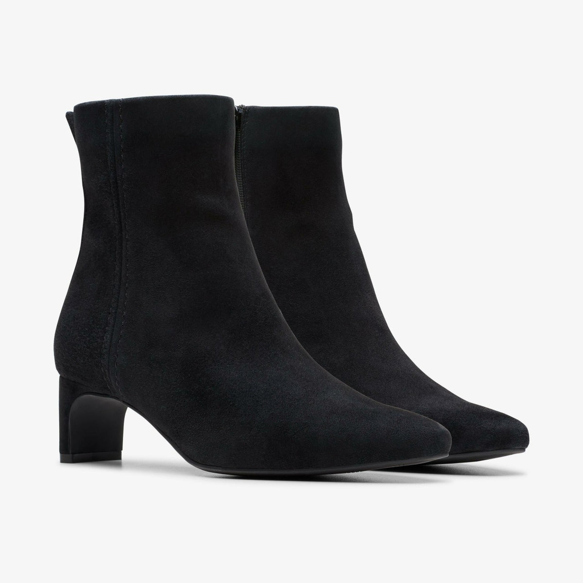 Clarks Edina Up Black Suede
