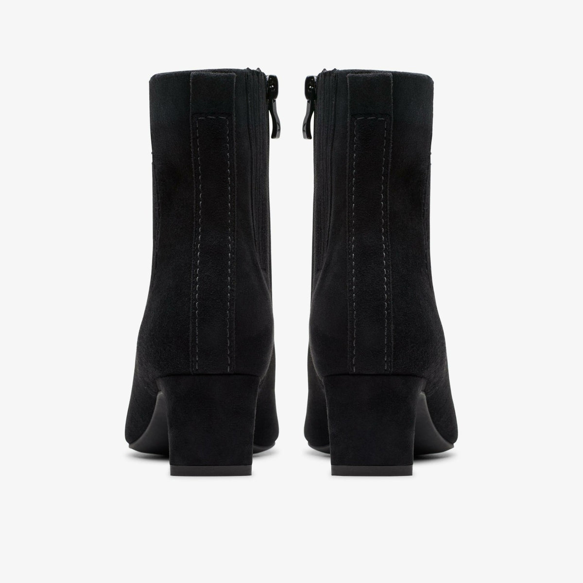 Clarks Edina Up Black Suede