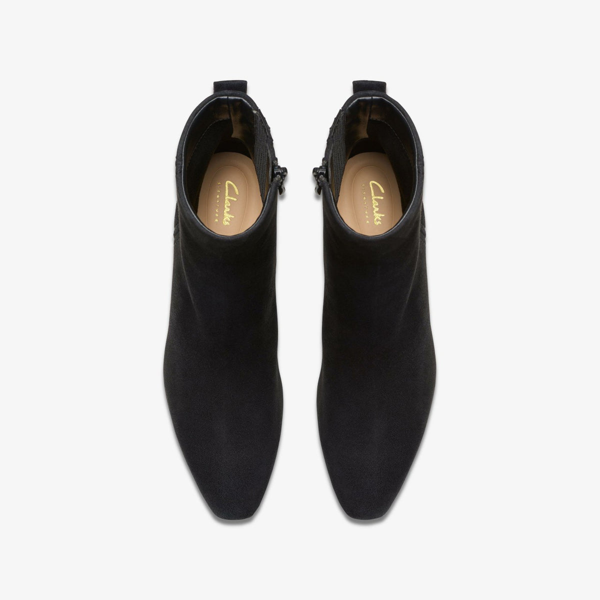 Clarks Edina Up Black Suede