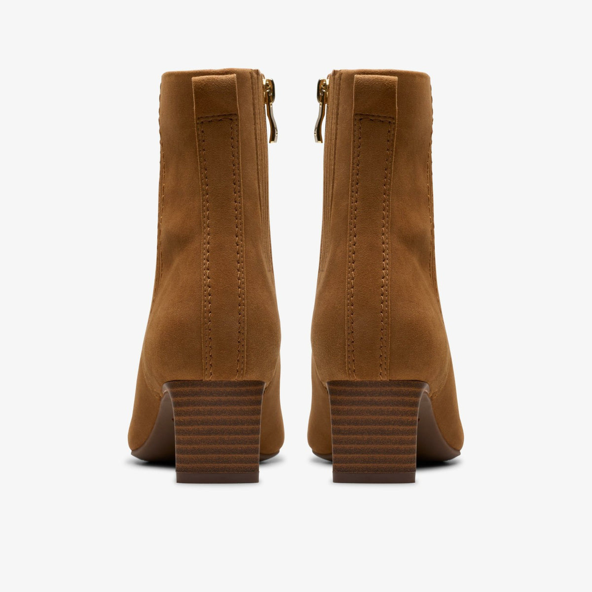 Clarks Edina Up Tan Suede
