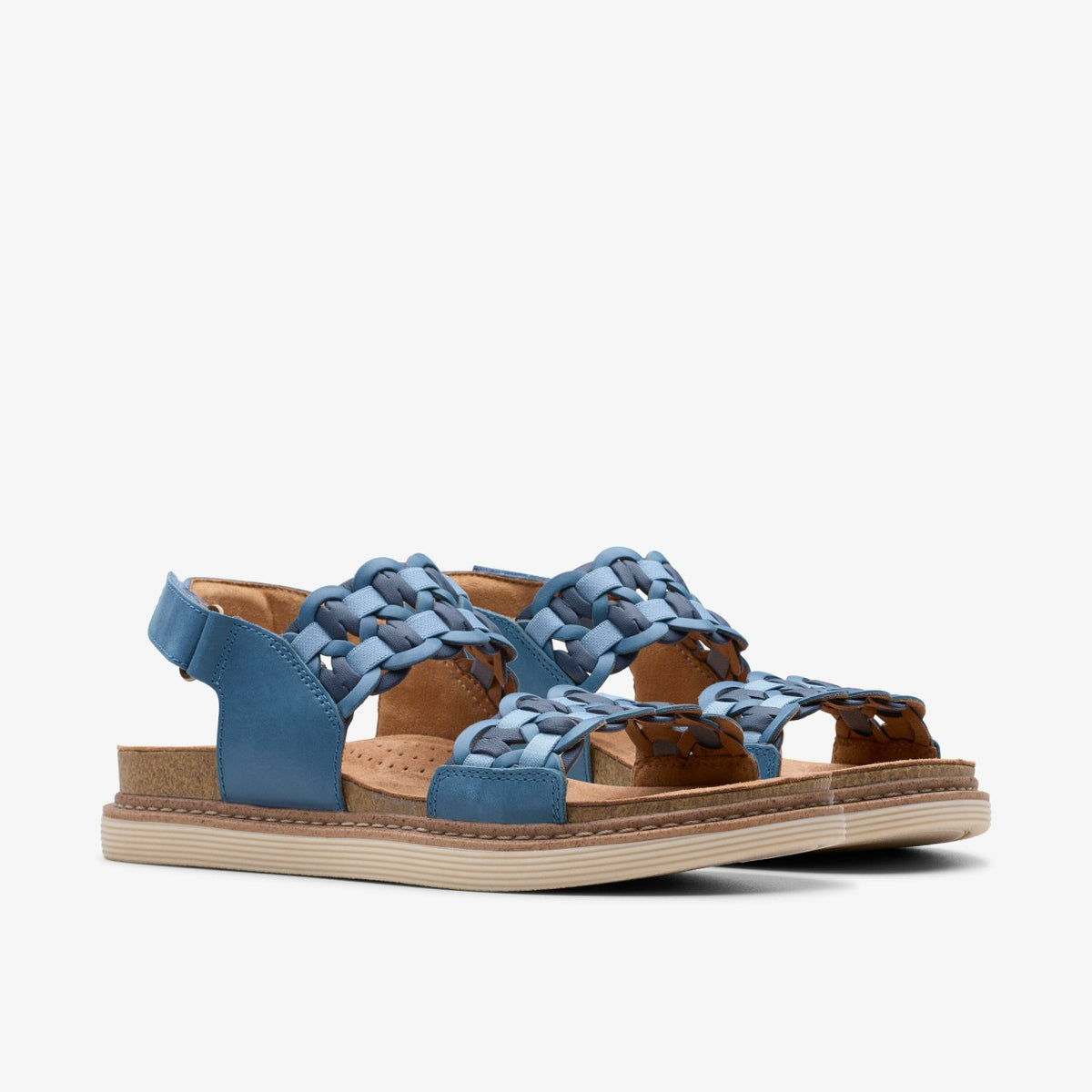 Clarks Arwell Glide Blue Combination