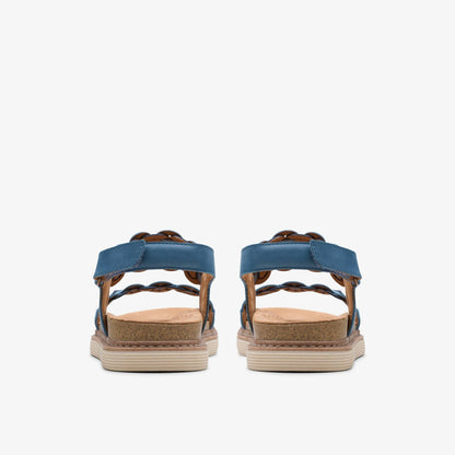 Clarks Arwell Glide Blue Combination