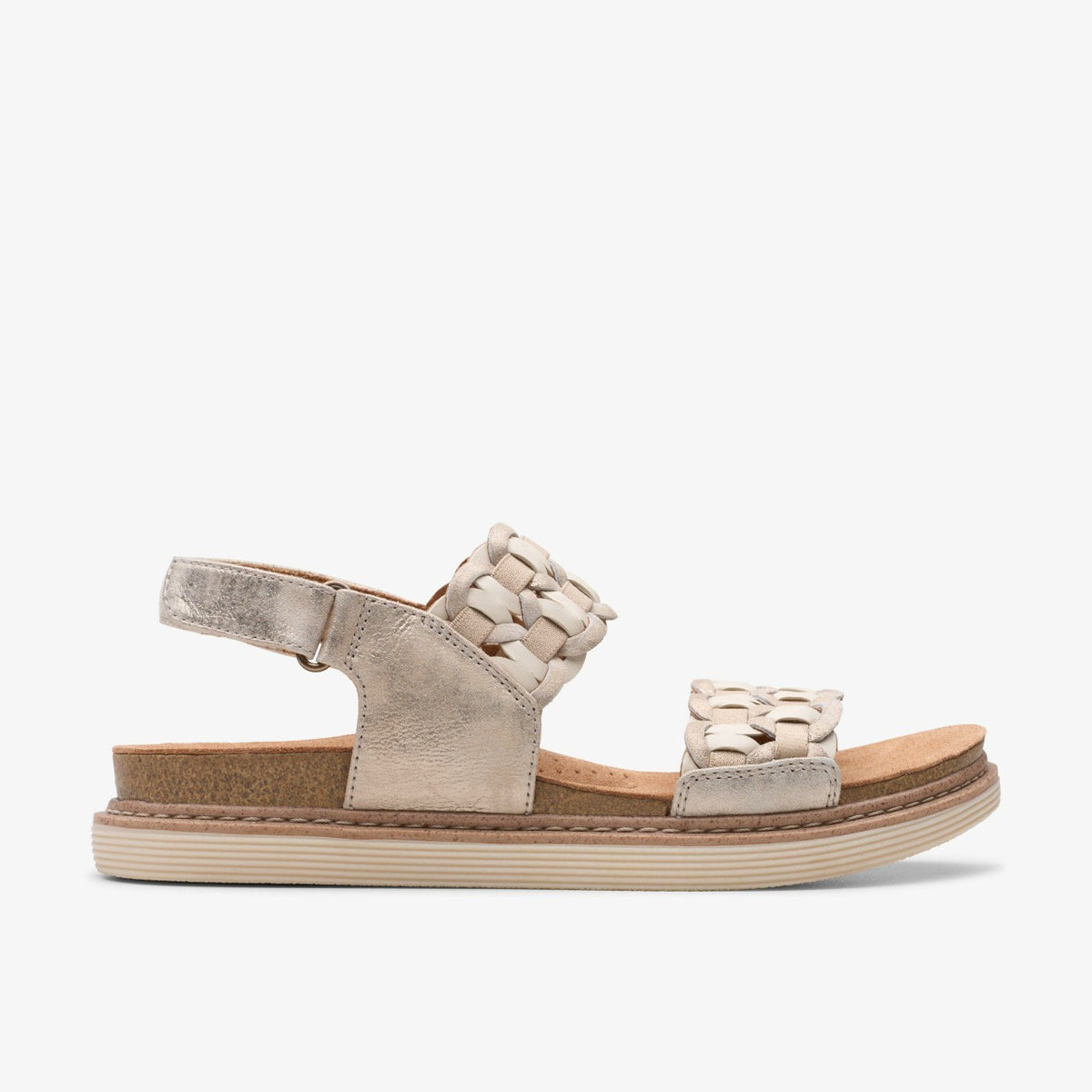 Clarks Arwell Glide Metallic Combination