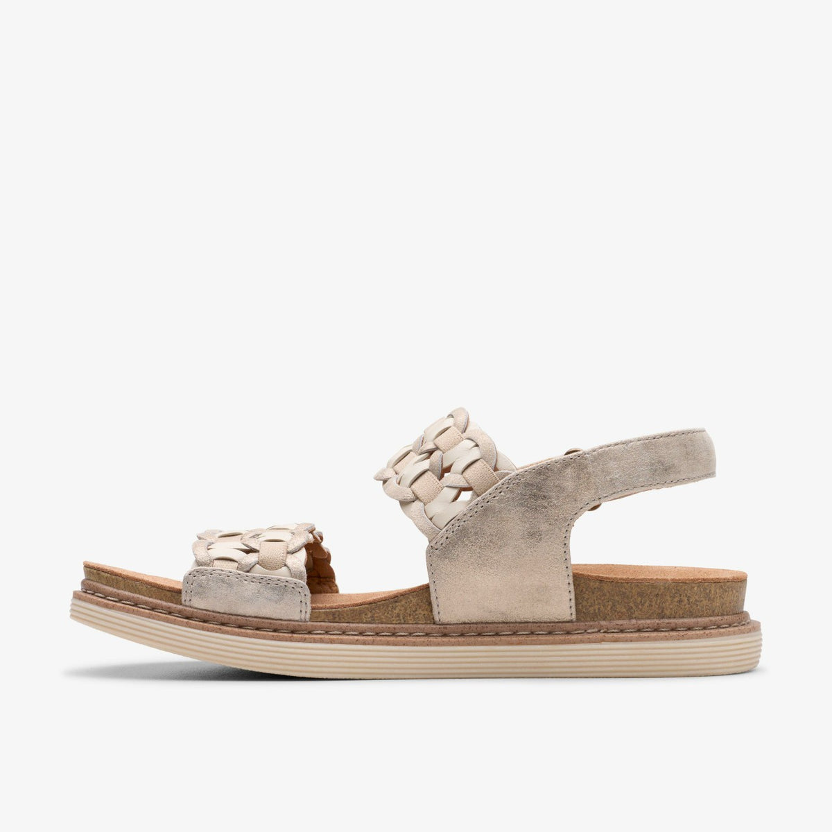Clarks Arwell Glide Metallic Combination
