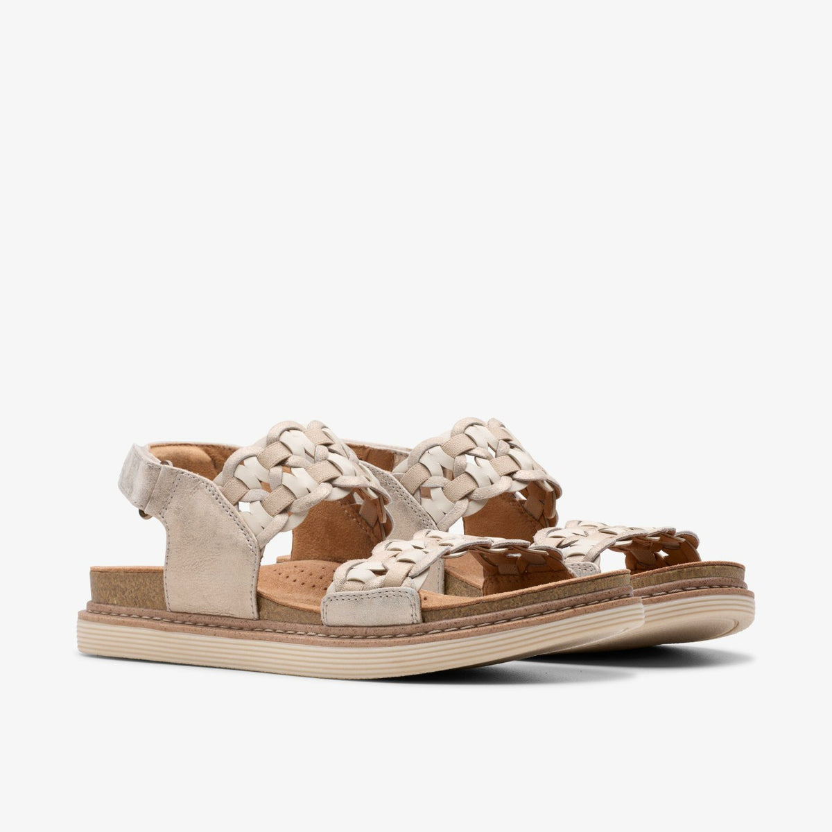 Clarks Arwell Glide Metallic Combination