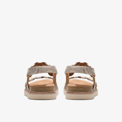 Clarks Arwell Glide Metallic Combination