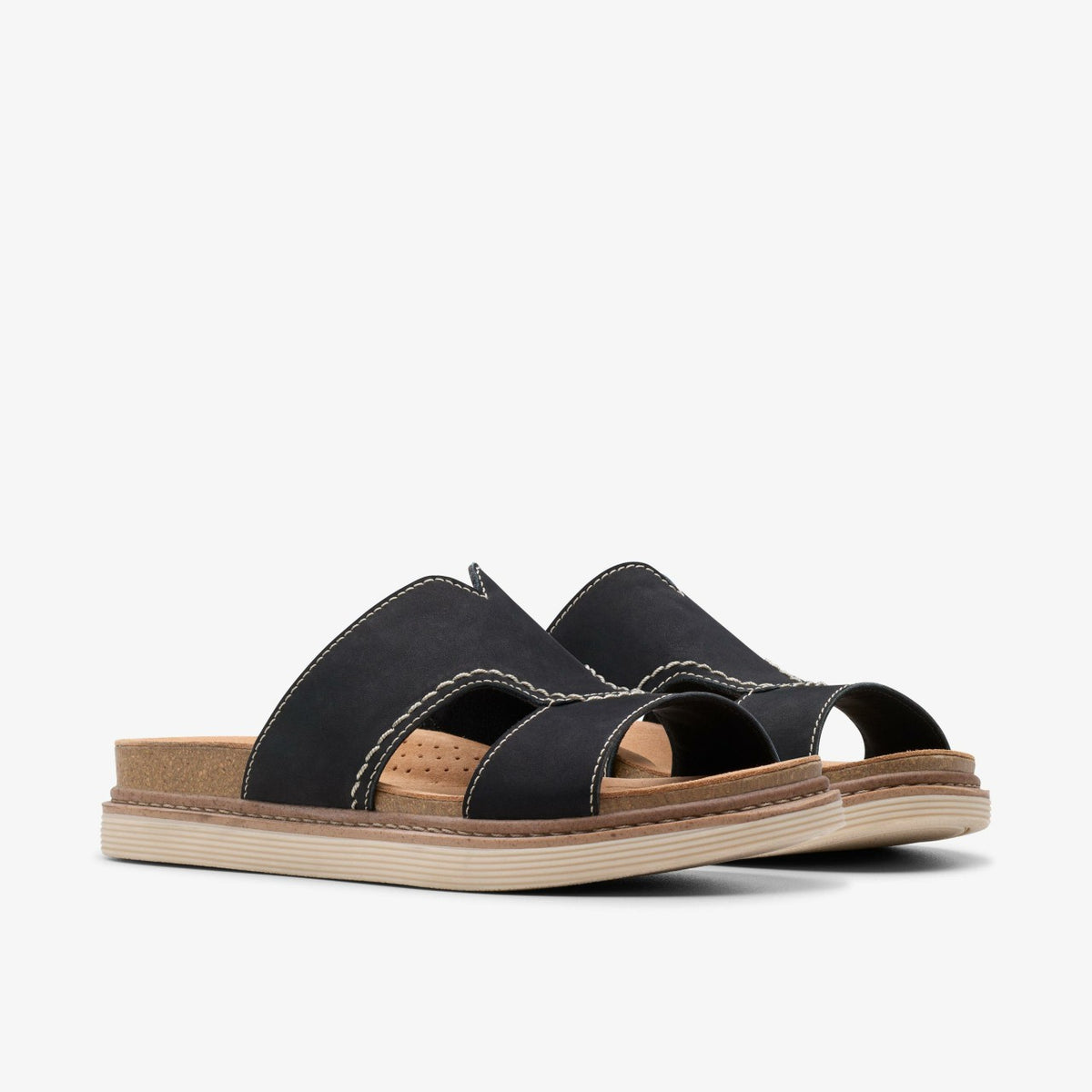 Clarks Arwell Walk Black Nubuck