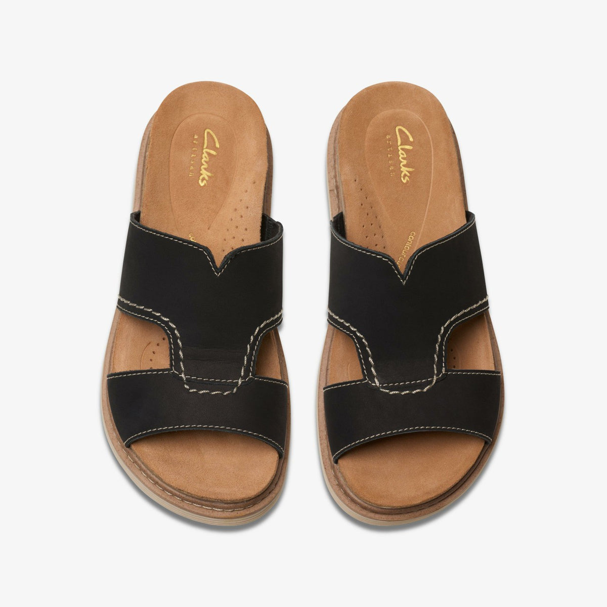 Clarks Arwell Walk Black Nubuck