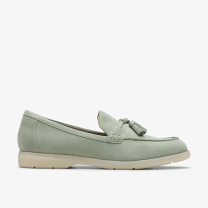 Clarks Narini Edge Light Green Suede