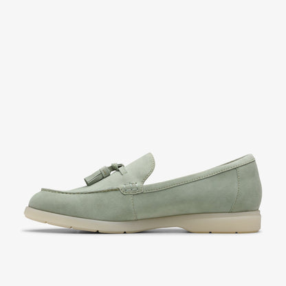 Clarks Narini Edge Light Green Suede