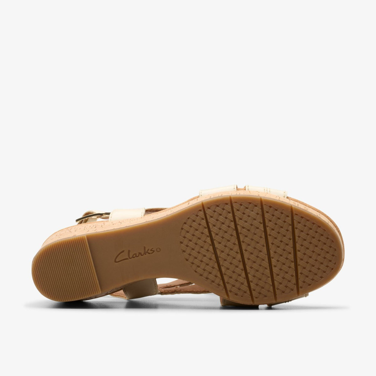 Clarks Sabina Sling Cream Leather