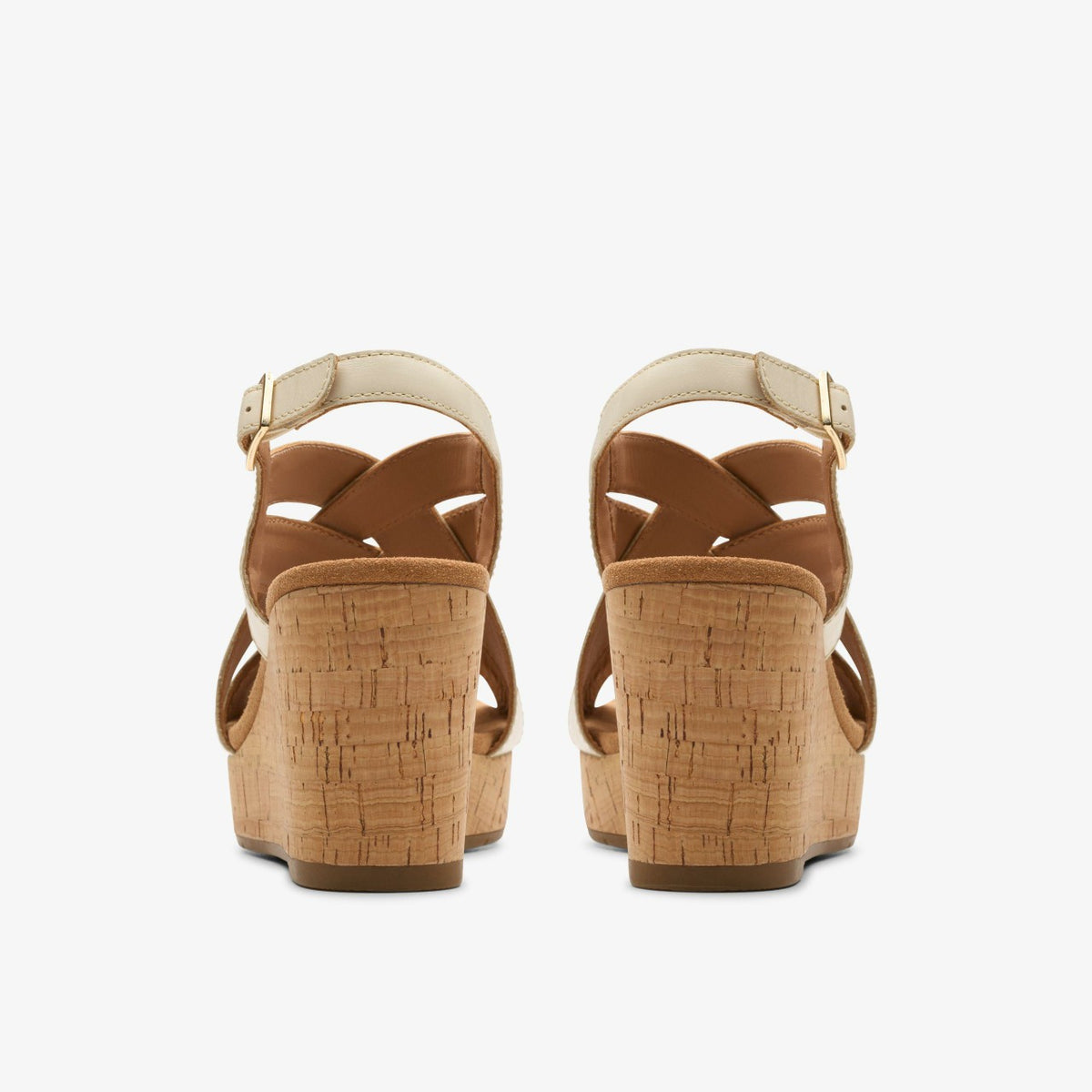 Clarks Sabina Sling Cream Leather