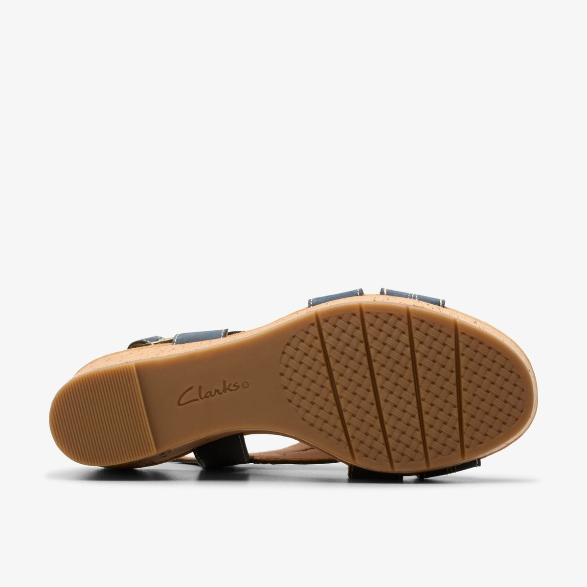 Clarks Sabina Sling Navy Nubuck