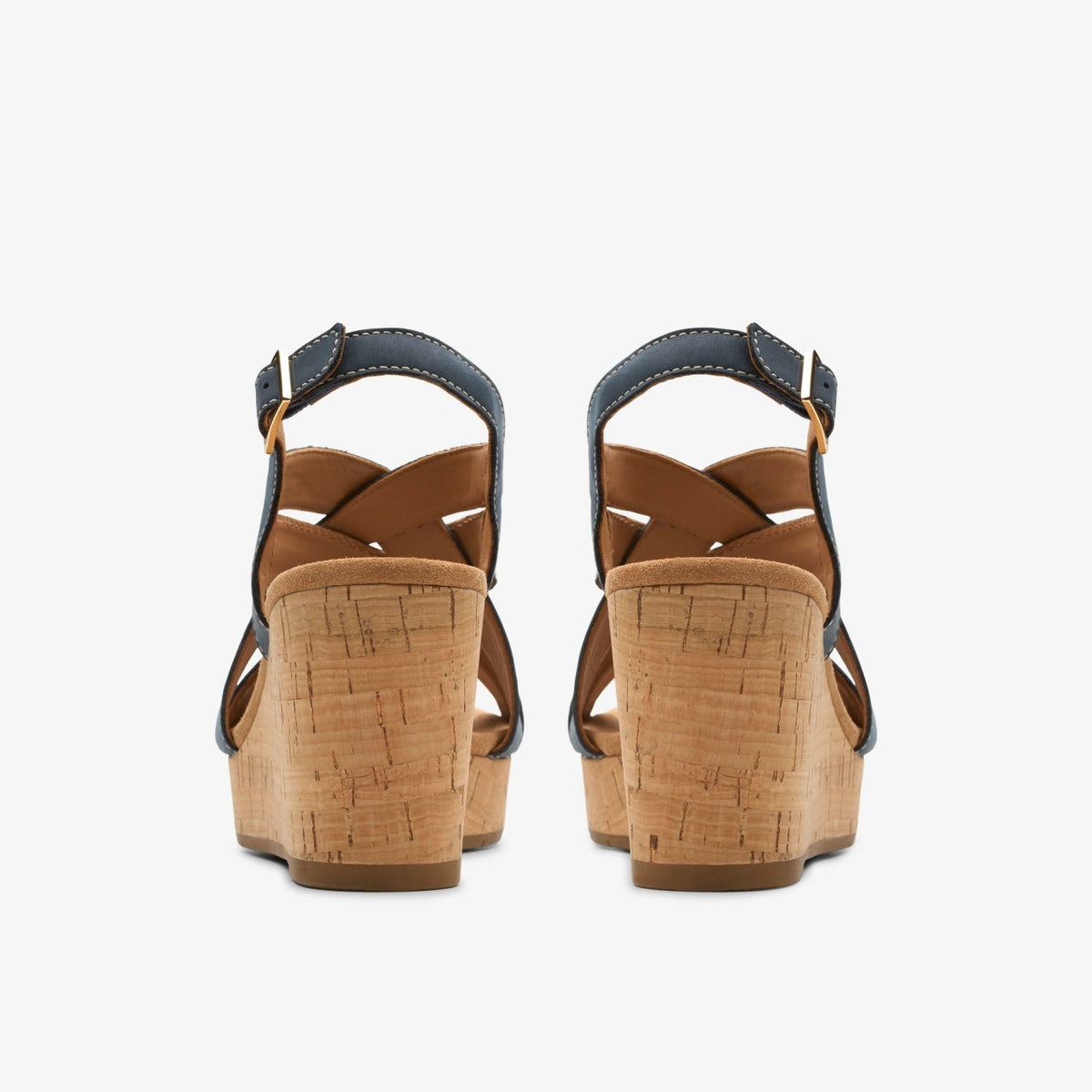 Clarks Sabina Sling Navy Nubuck