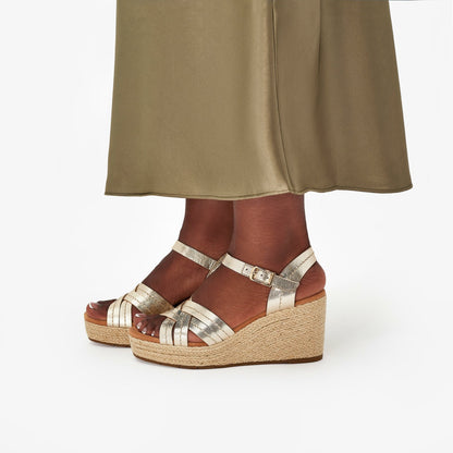 Clarks Sabina Strap Champagne