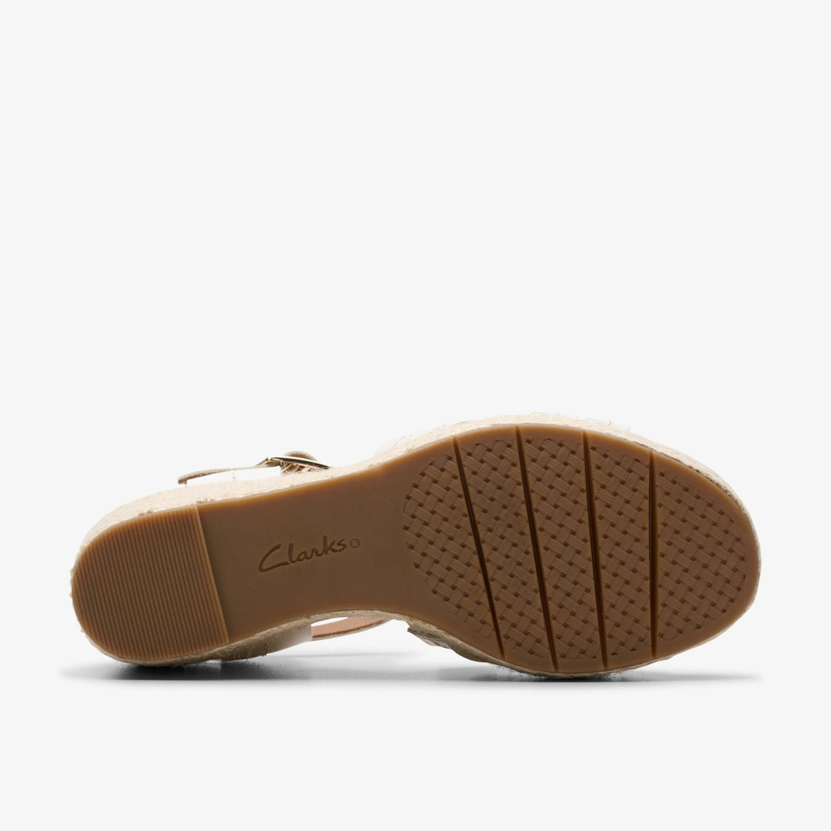 Clarks Sabina Strap Cream Leather