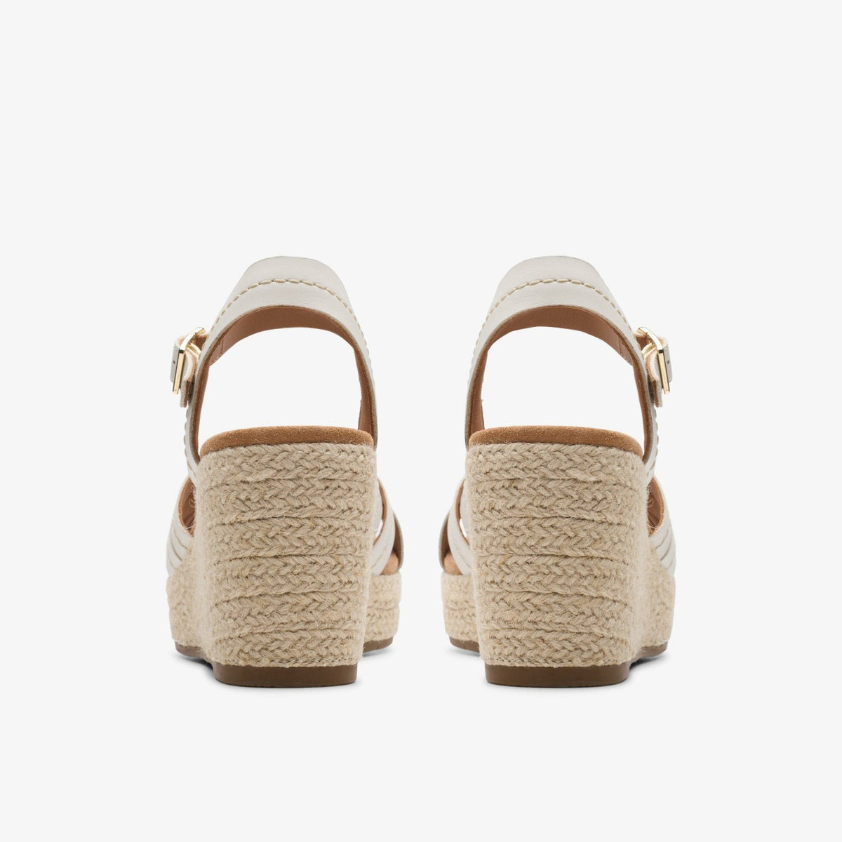Clarks Sabina Strap Cream Leather