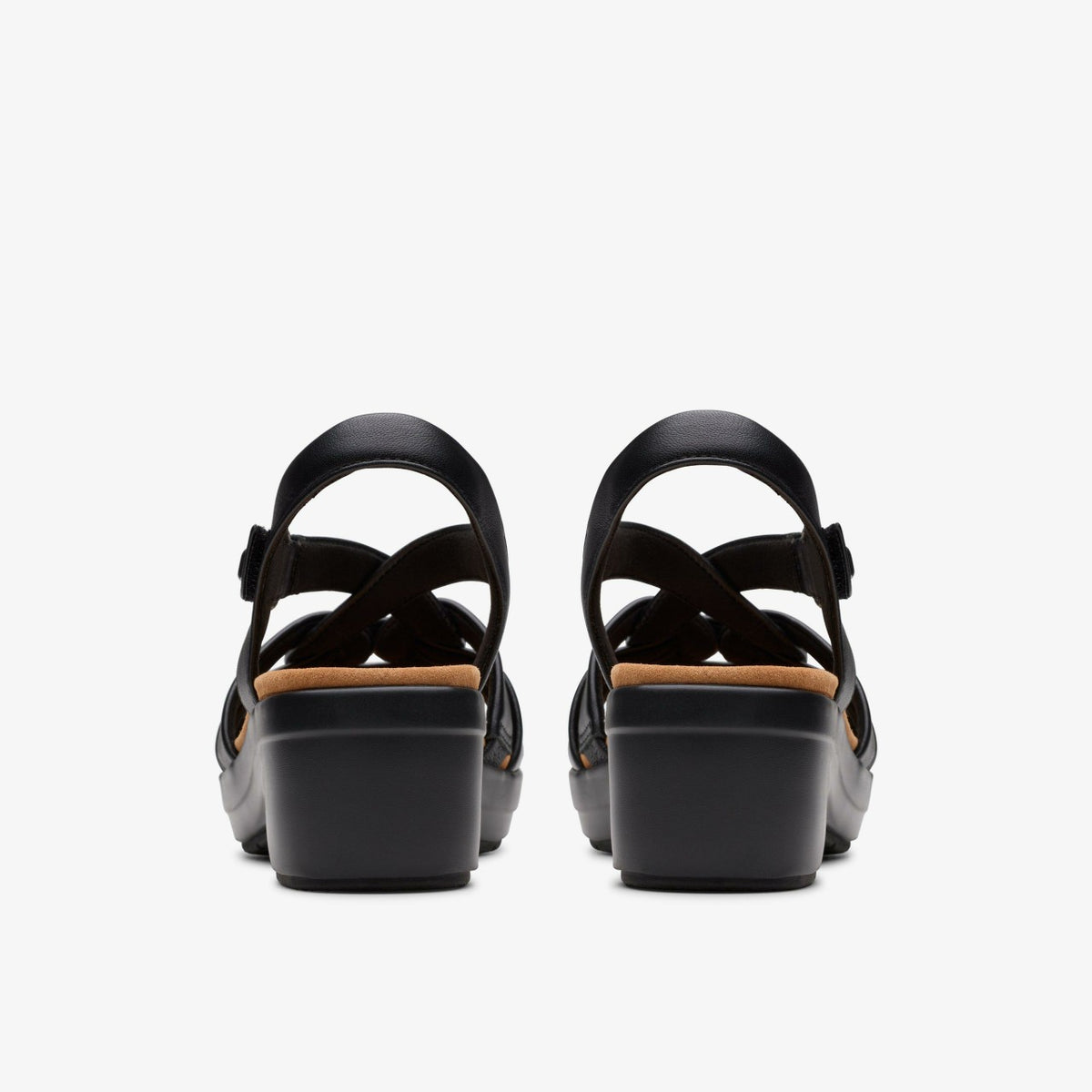 Clarks Tuleah Cross Black Leather