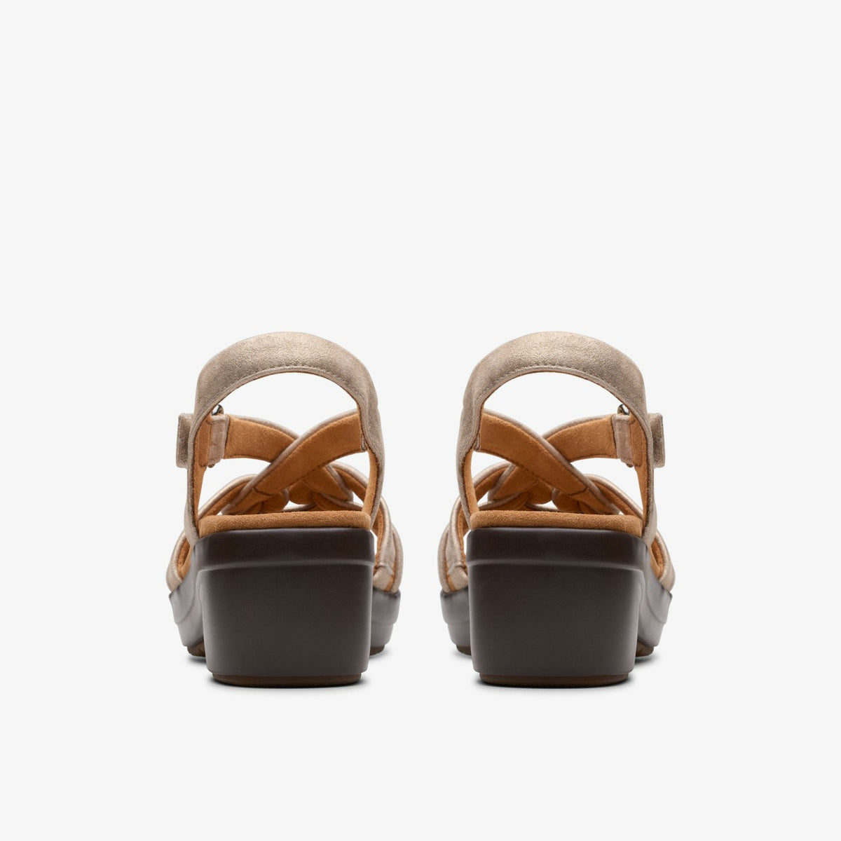 Clarks Tuleah Cross Metallic Leather