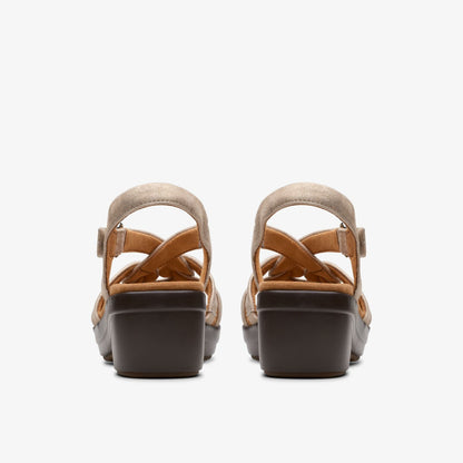 Clarks Tuleah Cross Metallic Leather
