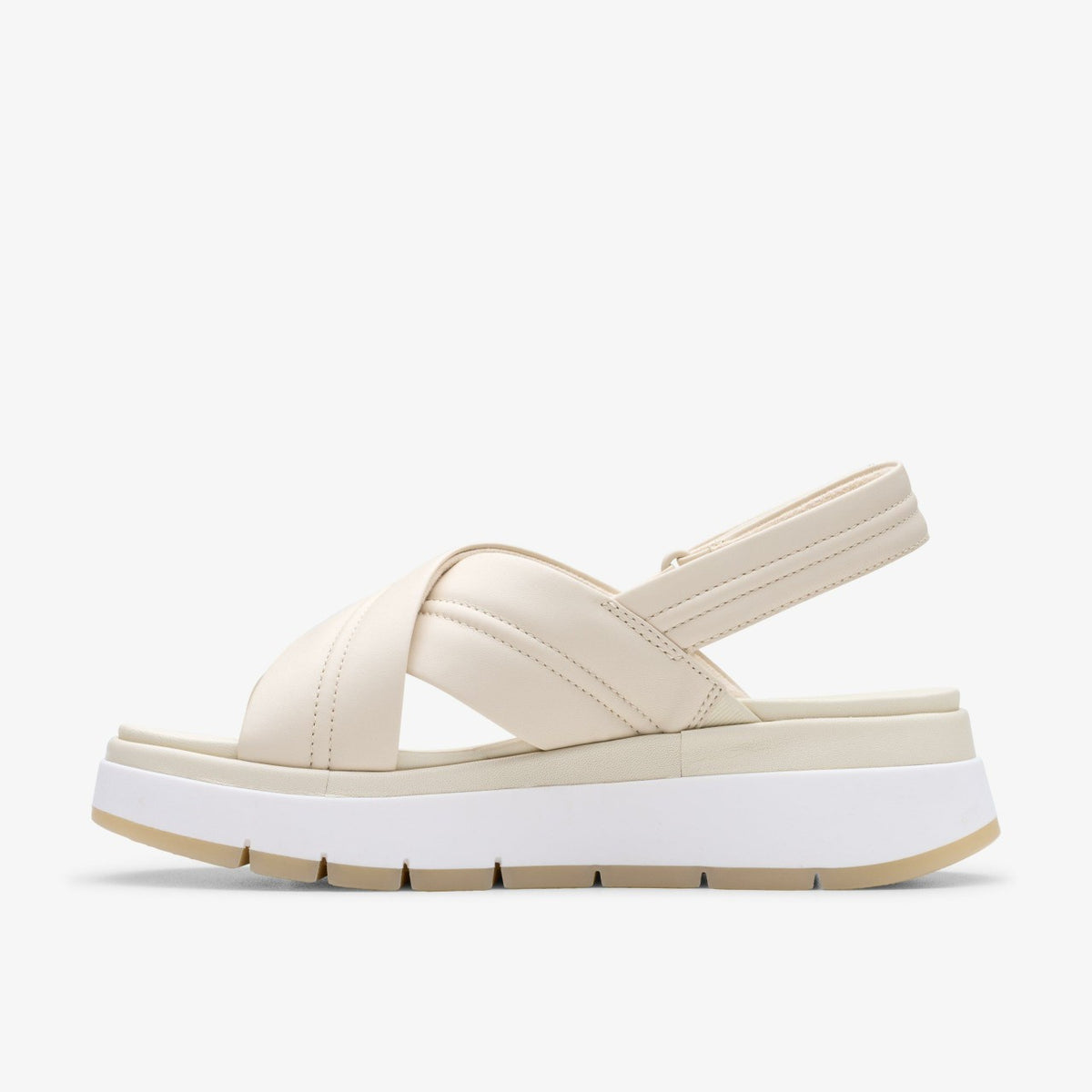 Clarks Tuscan Cross Cream Leather