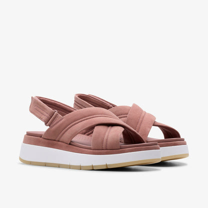 Clarks Tuscan Cross Mauve Suede