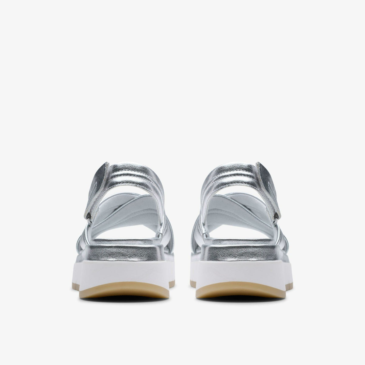 Clarks Tuscan Cross Silver Leather