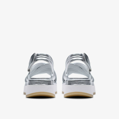 Clarks Tuscan Cross Silver Leather