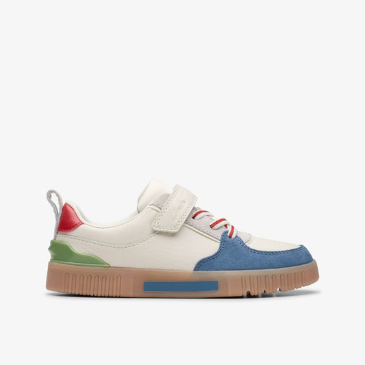 Clarks Oslo Vibe Kid White/Blue