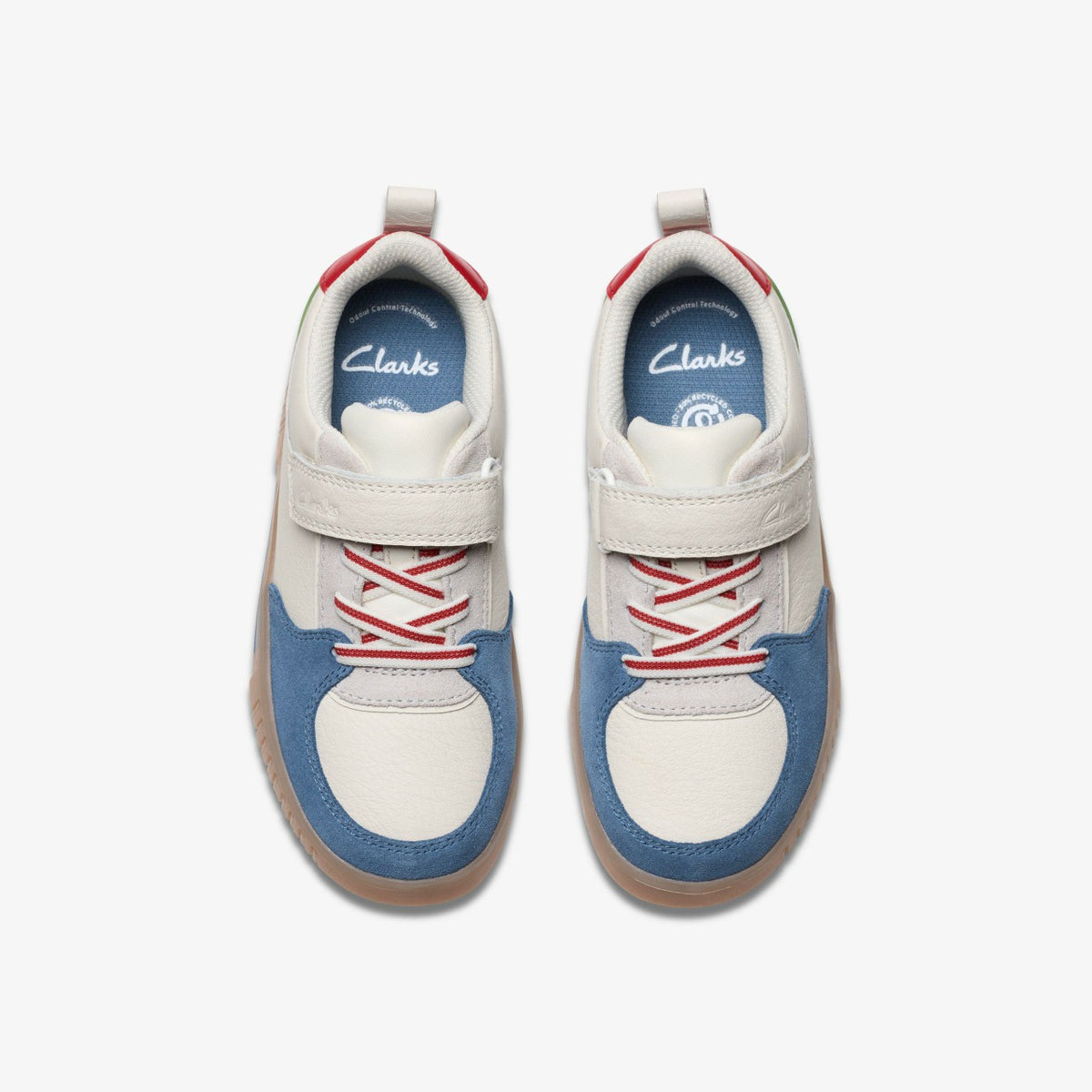 Clarks Oslo Vibe Kid White/Blue