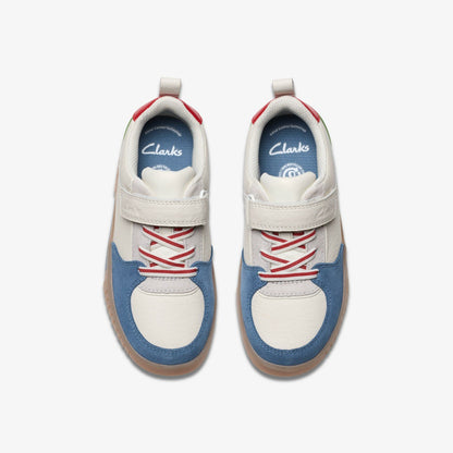 Clarks Oslo Vibe Kid White/Blue