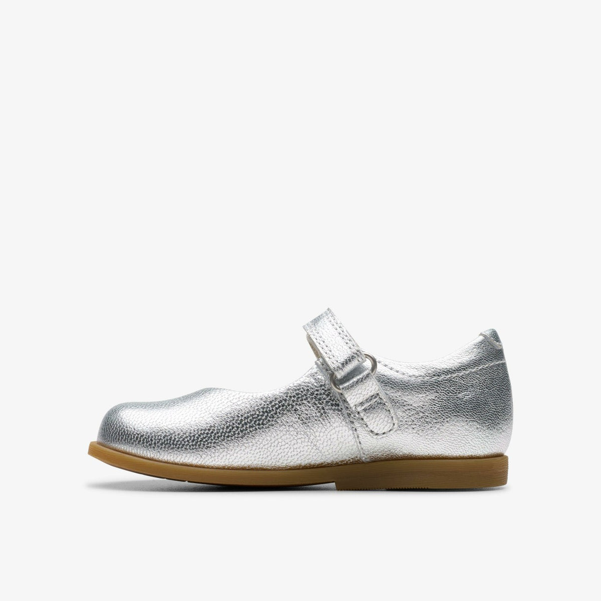 Clarks Drew Tap Toddler Silver Metallic