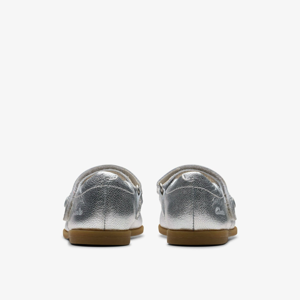Clarks Drew Tap Toddler Silver Metallic