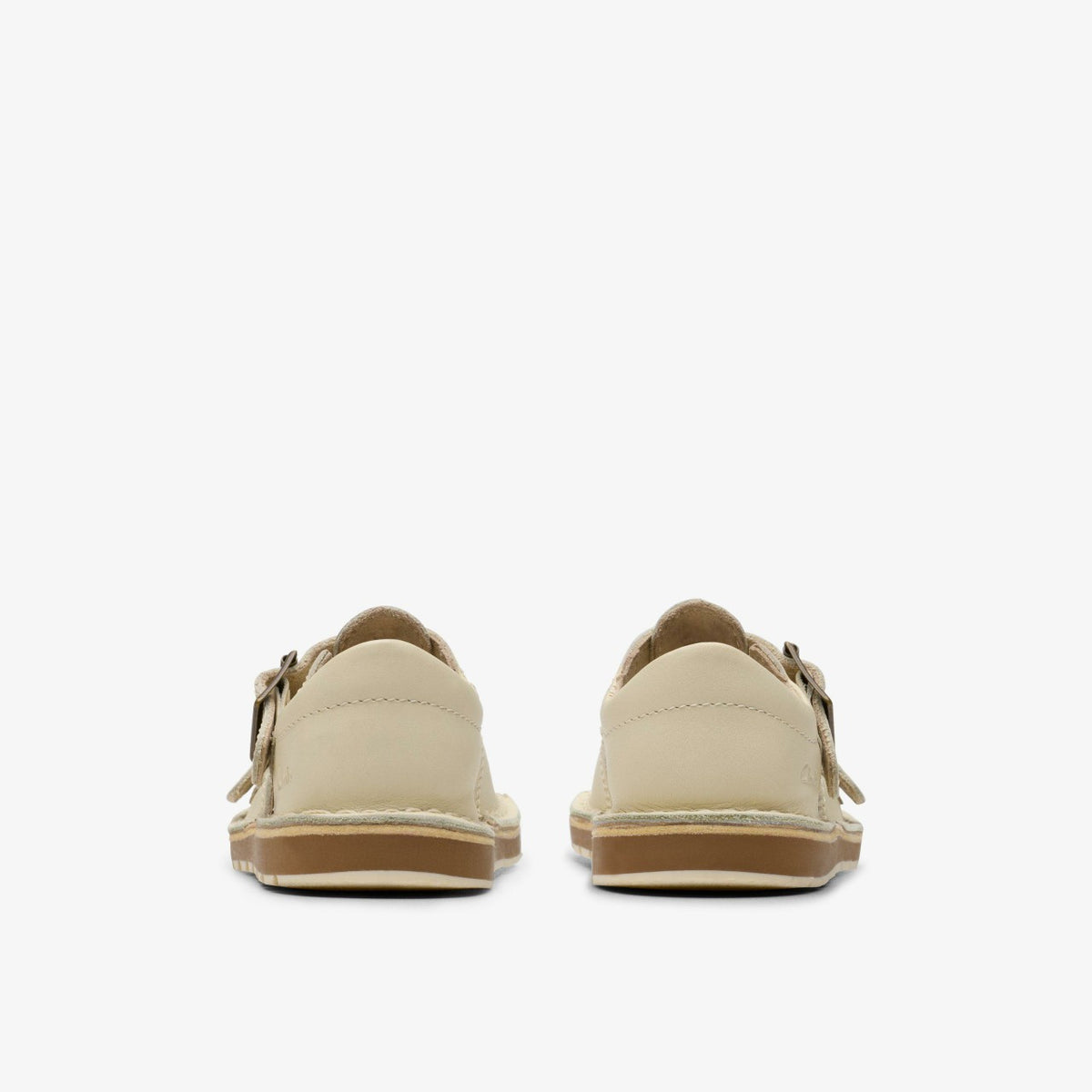Clarks Playsun RF Toddler Off White Leather