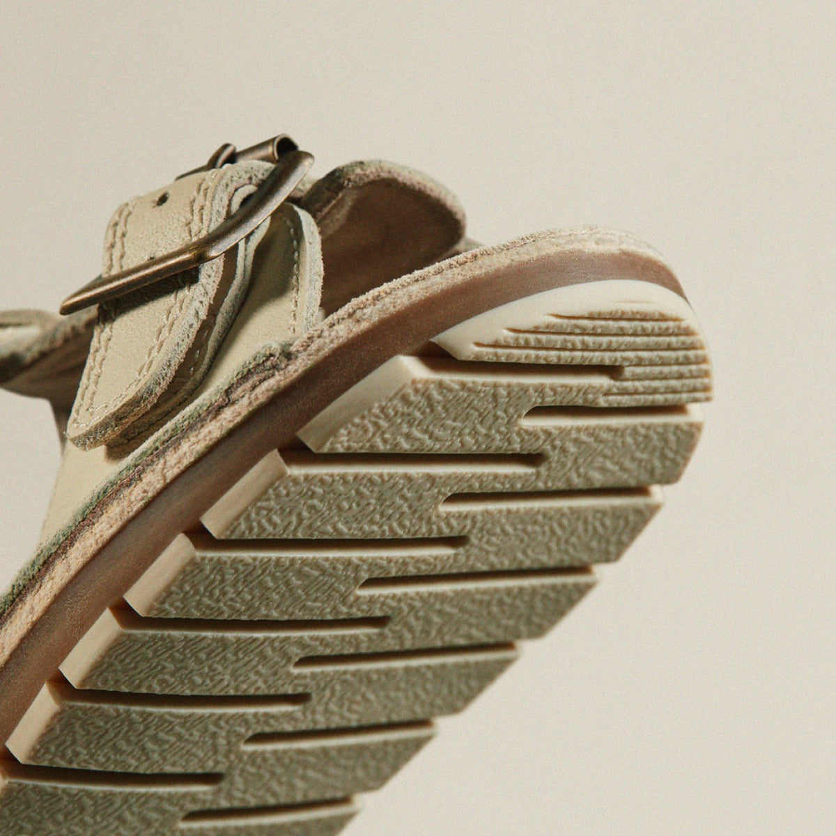 Clarks Playsun RF Toddler Off White Leather