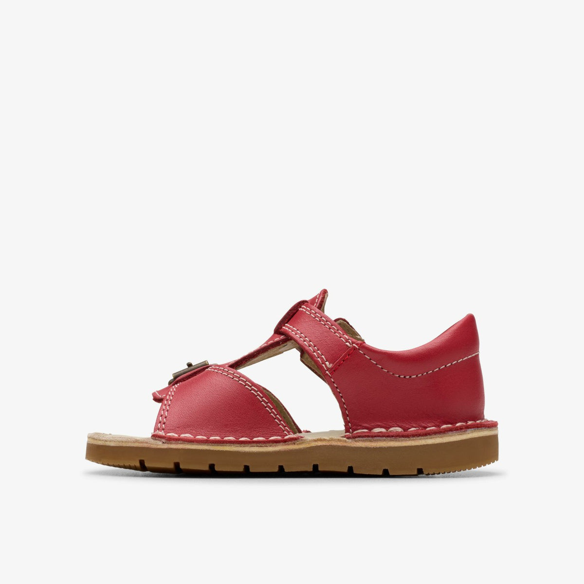 Clarks Playsun Toddler Red Leather