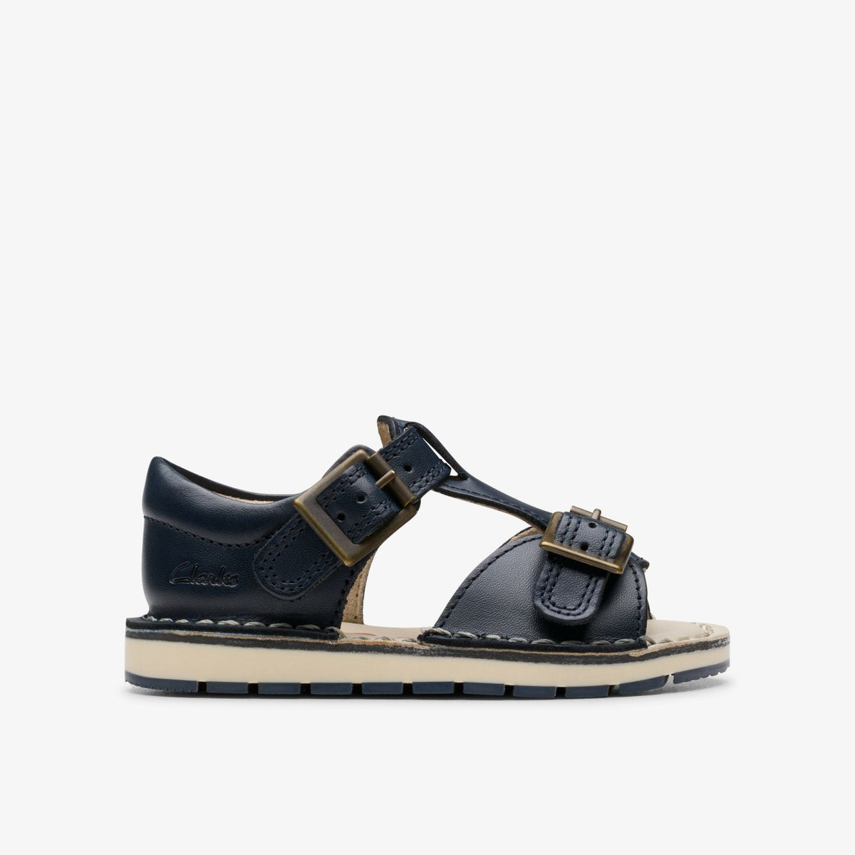 Clarks Playsun Toddler Navy Leather