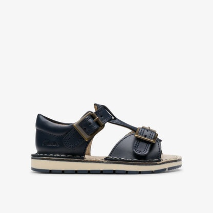 Clarks Playsun Toddler Navy Leather