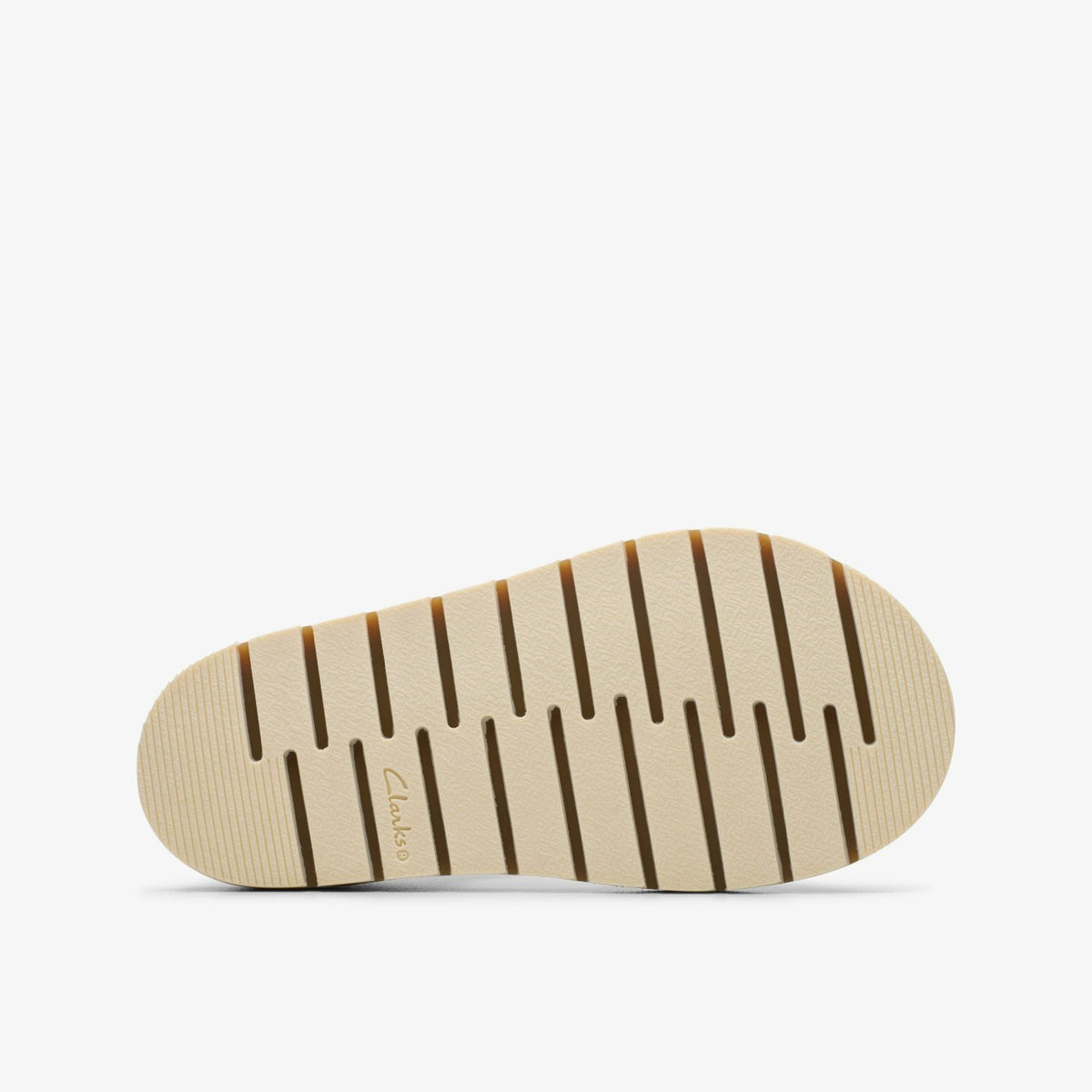 Clarks Playsun Kid Off White Leather