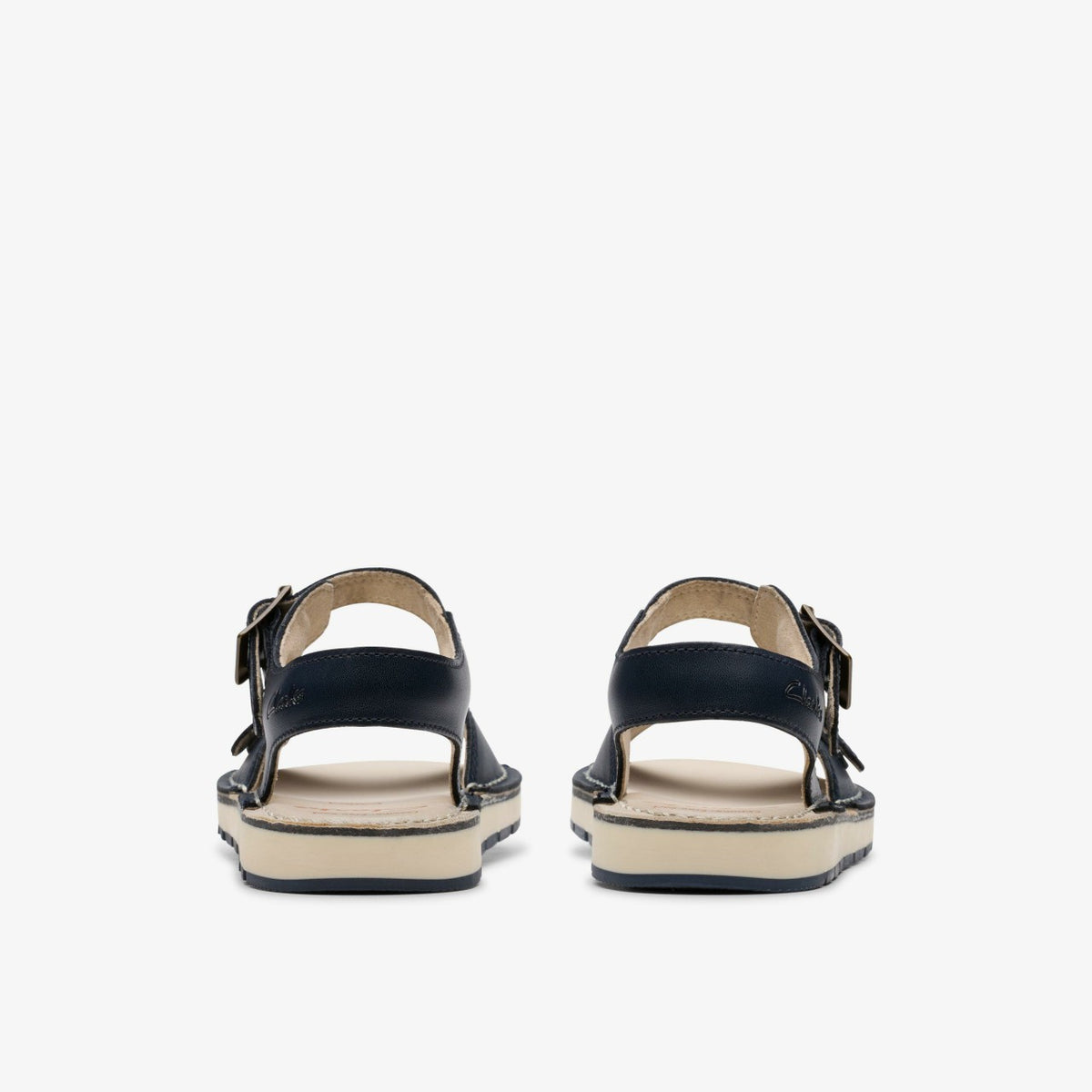 Clarks Playsun Kid Navy Leather
