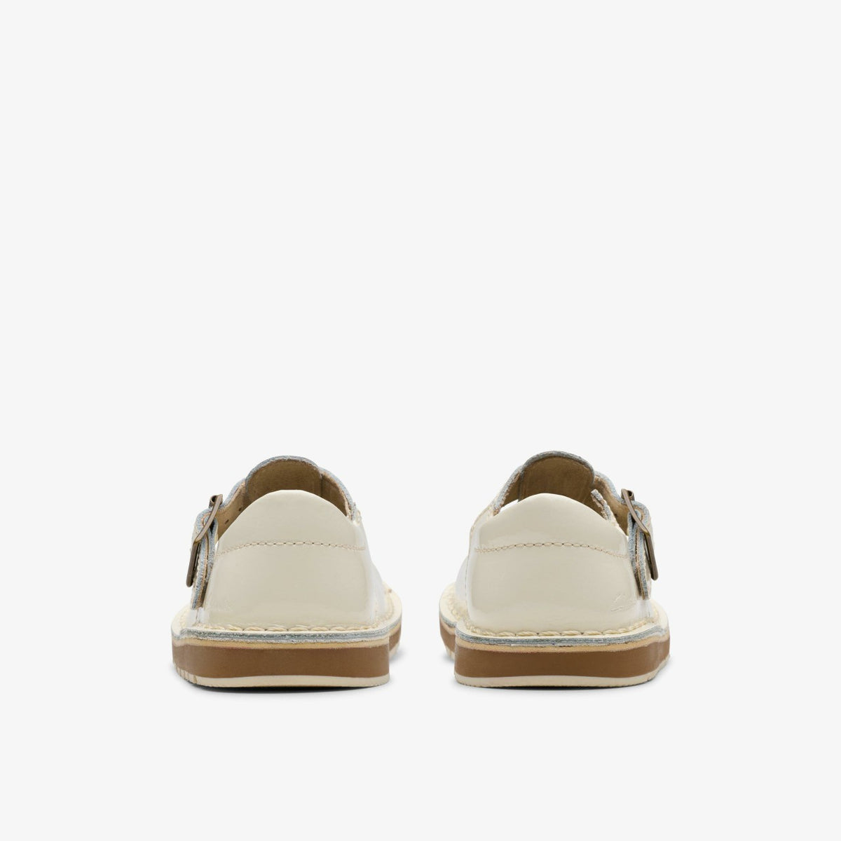 Clarks Joyful Skip Toddler White Patent