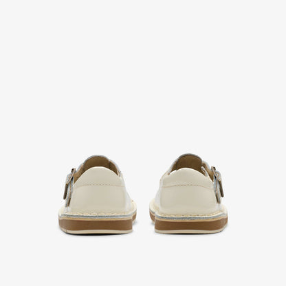 Clarks Joyful Skip Toddler White Patent
