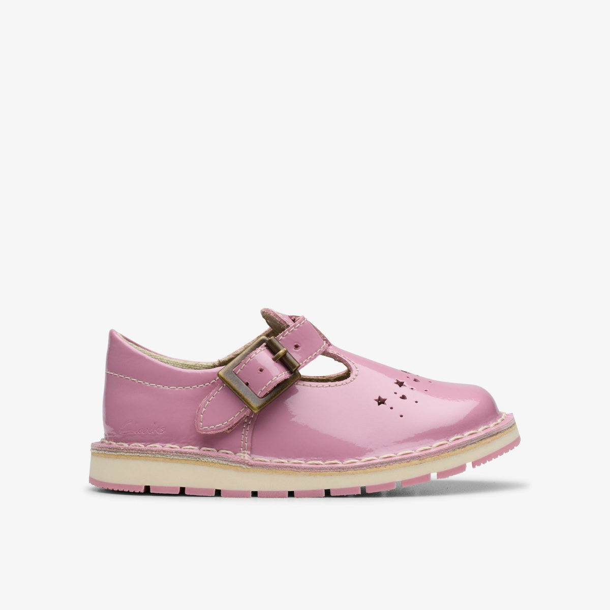 Clarks Joyful Skip Toddler Pink Patent