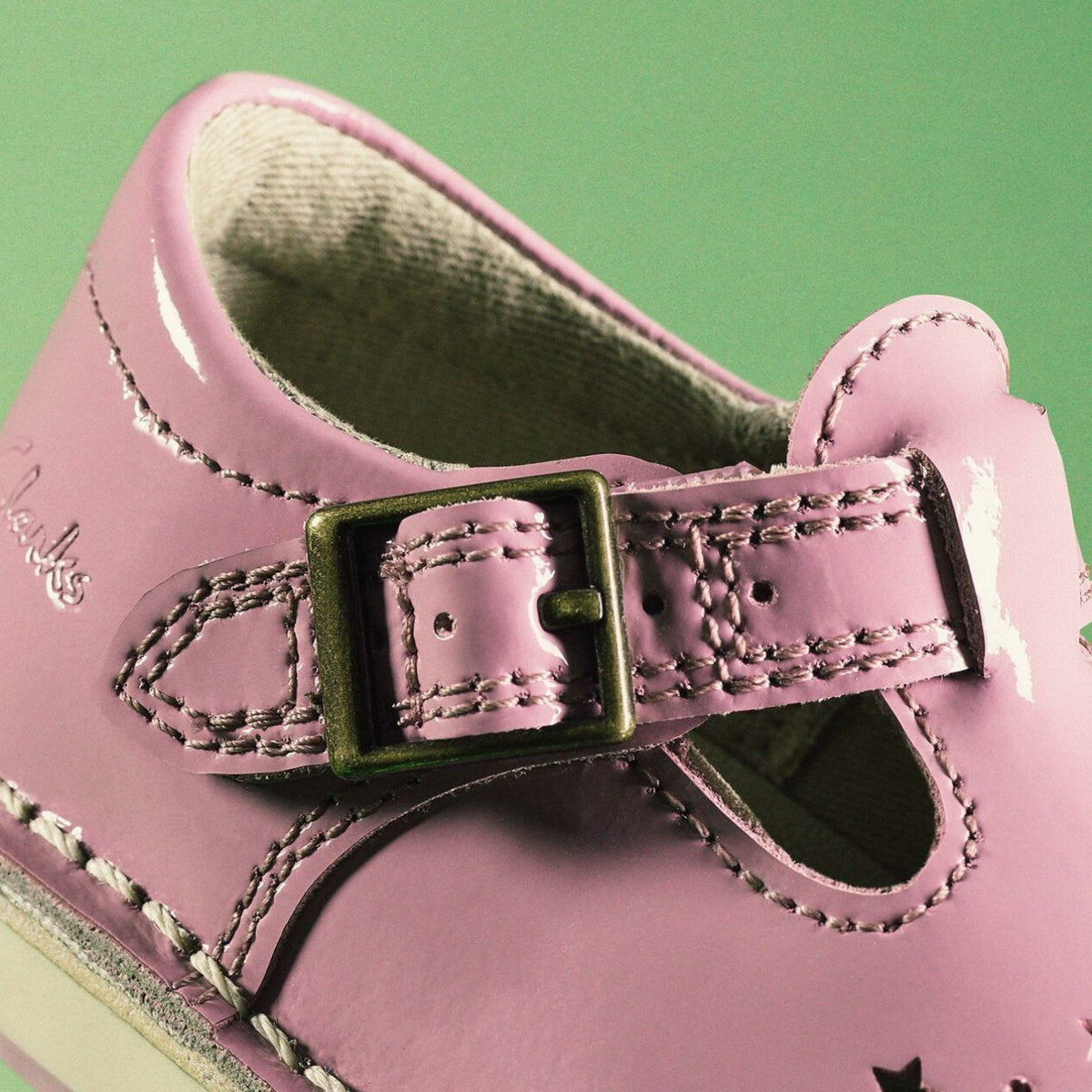 Clarks Joyful Skip Toddler Pink Patent