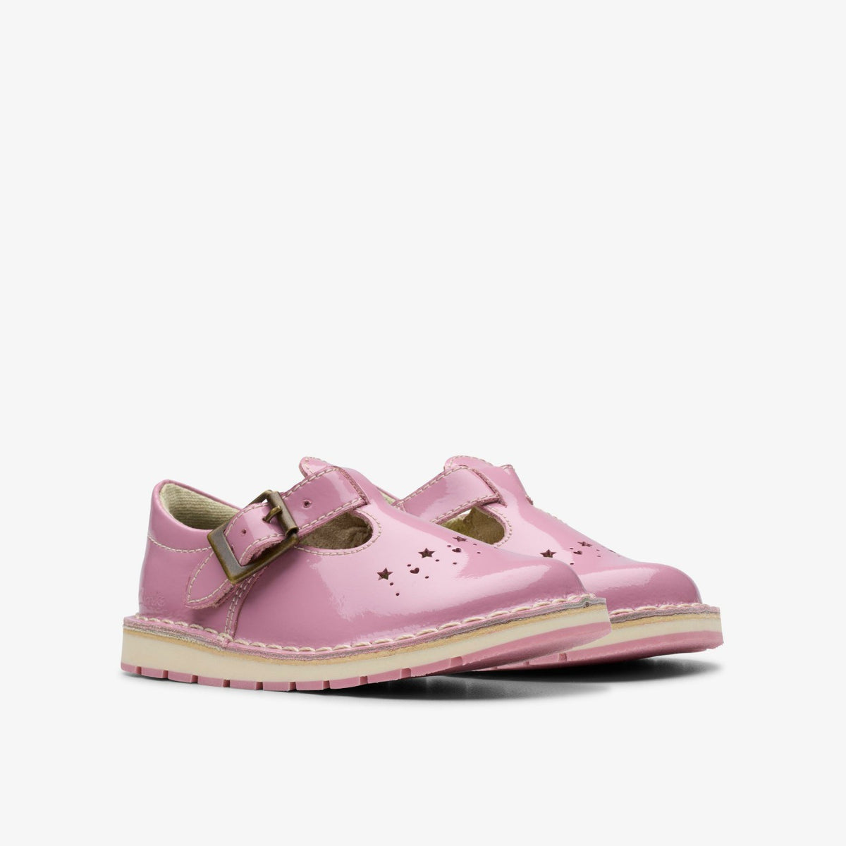 Clarks Joyful Skip Toddler Pink Patent