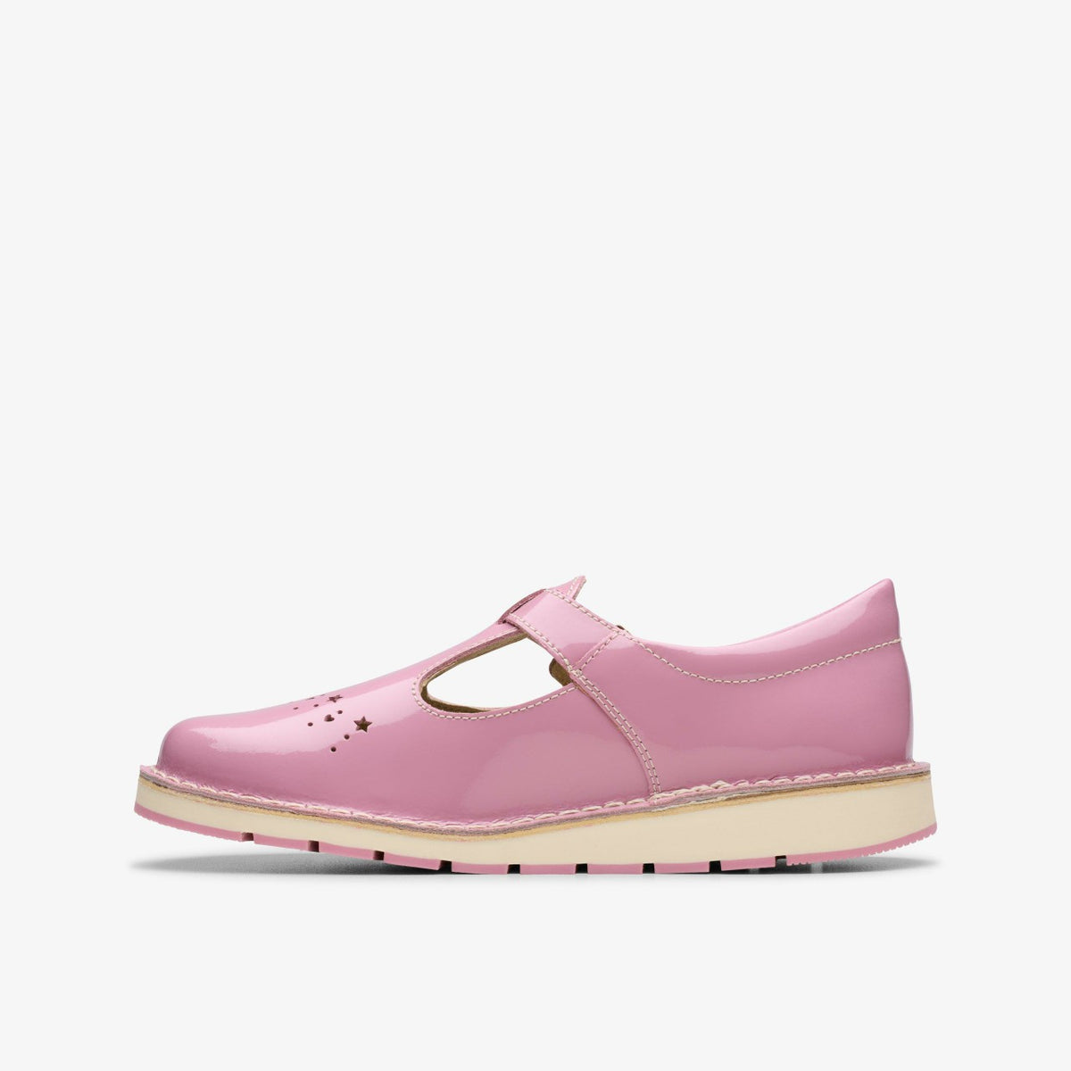 Clarks Joyful Skip Kid Pink Patent
