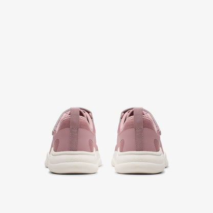 Clarks Feather Ath Kid Dusty Pink