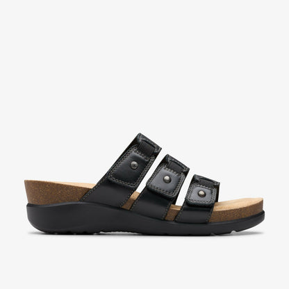 Clarks Calenne Lily Black Leather